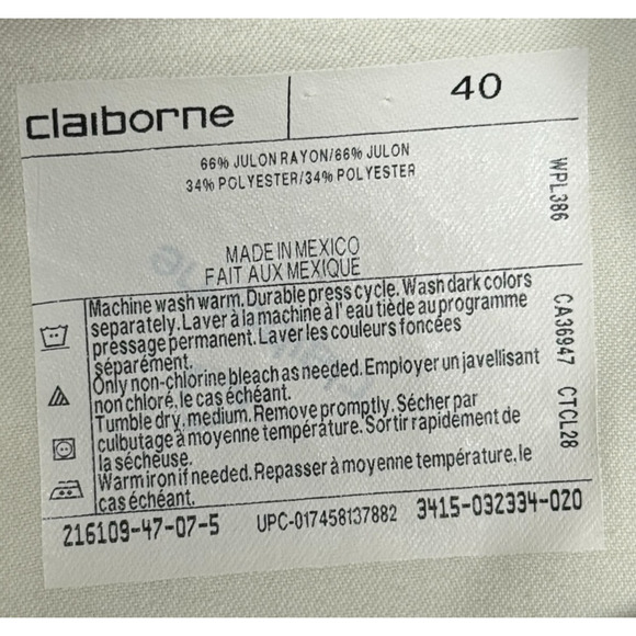 Claiborne‎ Men’s Dark Gray Shorts Size W40 Pleated Front W/ Pockets - Picture 4 of 6